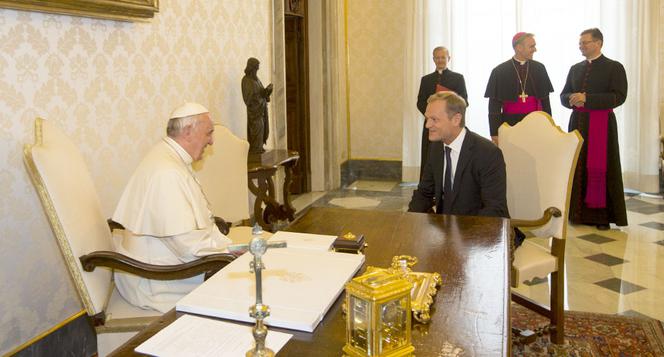 DONALD TUSK papież Franciszek