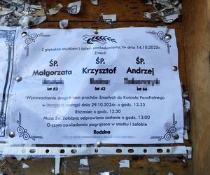 Pogrzeb zamordowanych: Małgorzaty R., Krzysztofa i Andrzeja