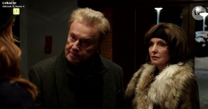 Lekarze 4 sezon odcinek 9 (odc. 48). Gustaw (Daniel Olbrychski), Krystyna (Elżbieta Starostecka)
