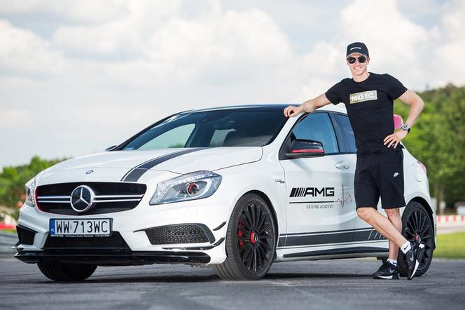 Robert Lewandowski na AMG Driving Academy