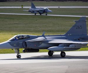 Szwedzki JAS39 Gripen z Malborka