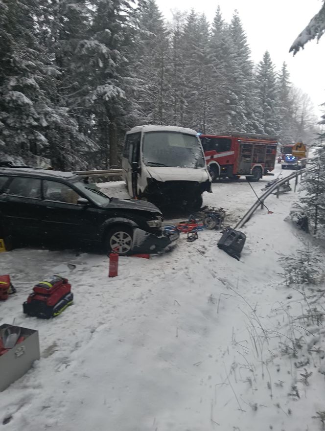 Pogodowy armagedon na Podhalu. Śmiertelny wypadek i trudne warunki na drogach!