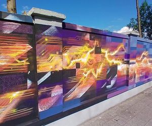 Nowy mural na Pogodnie