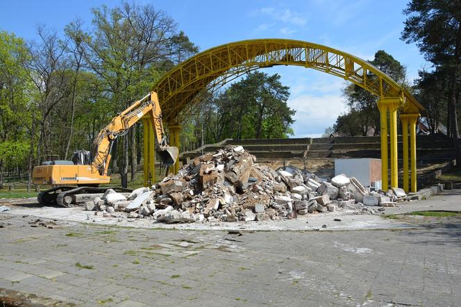 Amfiteatr w Czarnkowie legł w gruzach