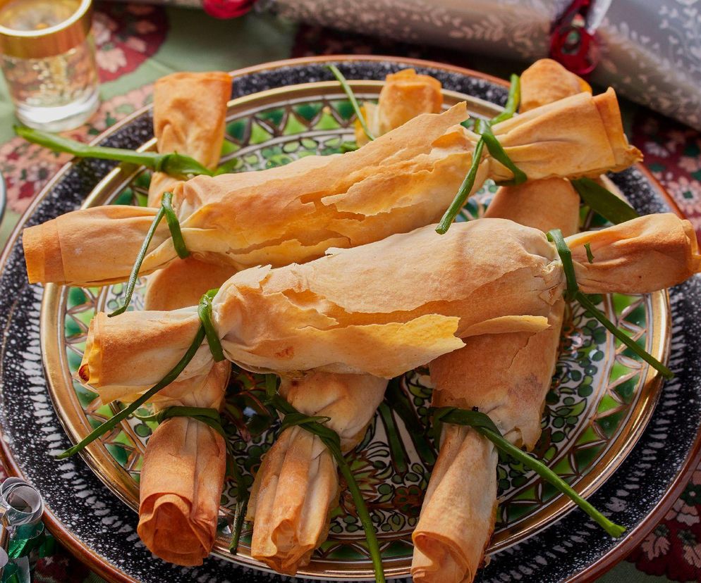 przekąski z ciasta filo