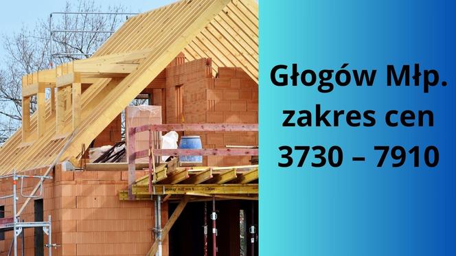 Głogów Małopolski średnia cena za 1 mkw 5195