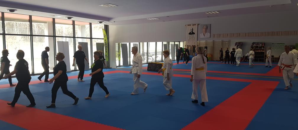 Seniorzy z Torunia trenują karate