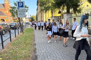 Rozpoczęcie roku szkolnego w I LO w Nowym Sączu
