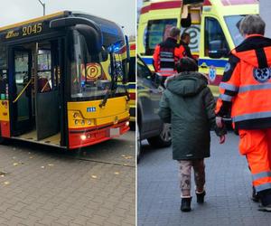 Dantejskie w autobusie. Kilkoro dzieci rannych po gwałtownym hamowaniu