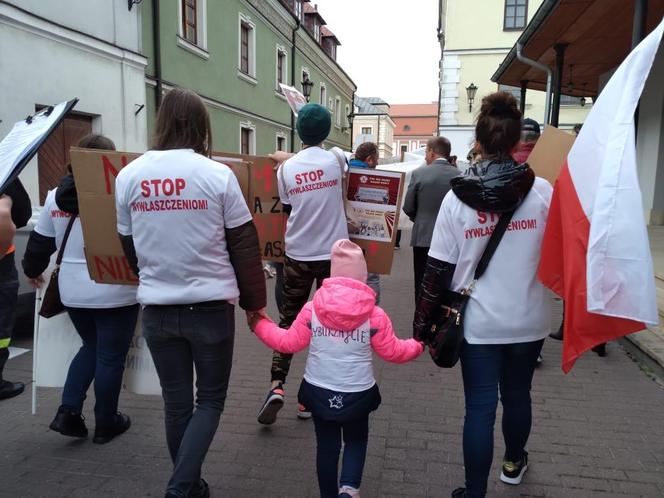 Nie dla CPK protest w Zamościu