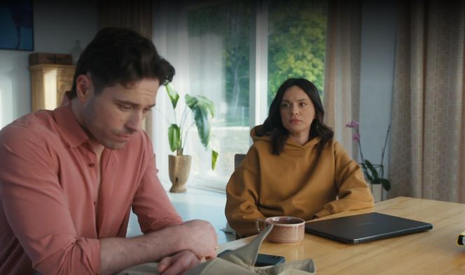 Barwy szczęścia odc. 3249. Natalia (Maria Dejmek), Cezary Rawicz (Marcel Opaliński)