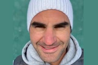 Roger Federer broni się przed koronawirusem w czapce i dresie. W takim wdzianku ma apel [WIDEO]