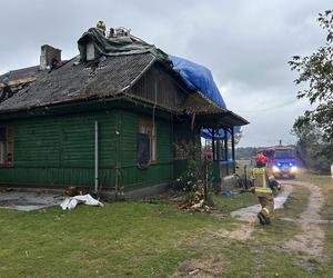 Trąba powietrzna w Łódzkiem. Zniszczenia w gminie Poświętne