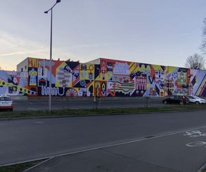 Mural przy tarnogórskim centrum przesiadkowym już gotowy