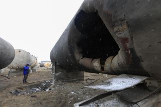 Atak rosyjskich dronów na rafinerię w Charkowie i cele cywilne w Kijowie