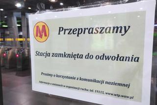 Warszawa: Pięć stacji metra zamkniętych