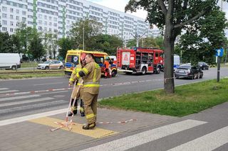 Śmiertelny wypadek na przejściu dla pieszych w Łodzi. Siła uderzenia była bardzo duża