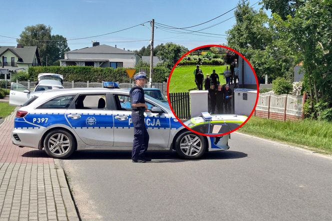 Strzały we wsi Iwanowice Małe