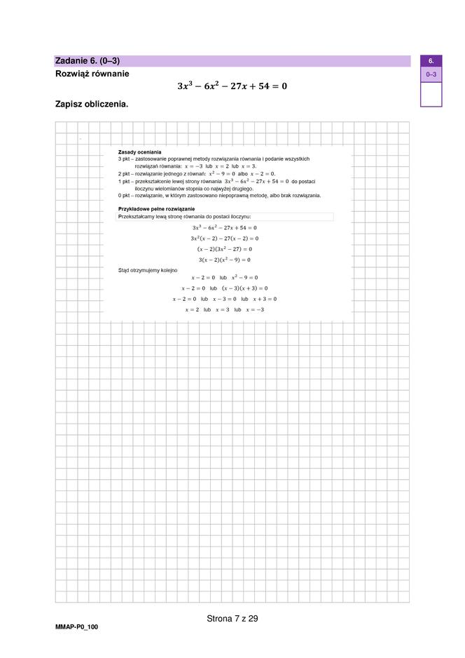 Matura próbna 2023: Matematyka. Oficjalne odpowiedzi CKE