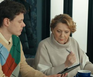 Barwy szczęścia odc. 3217. Józefina Rawiczowa (Elżbieta Jarosik), Kacper (Jakub Szlachetka)