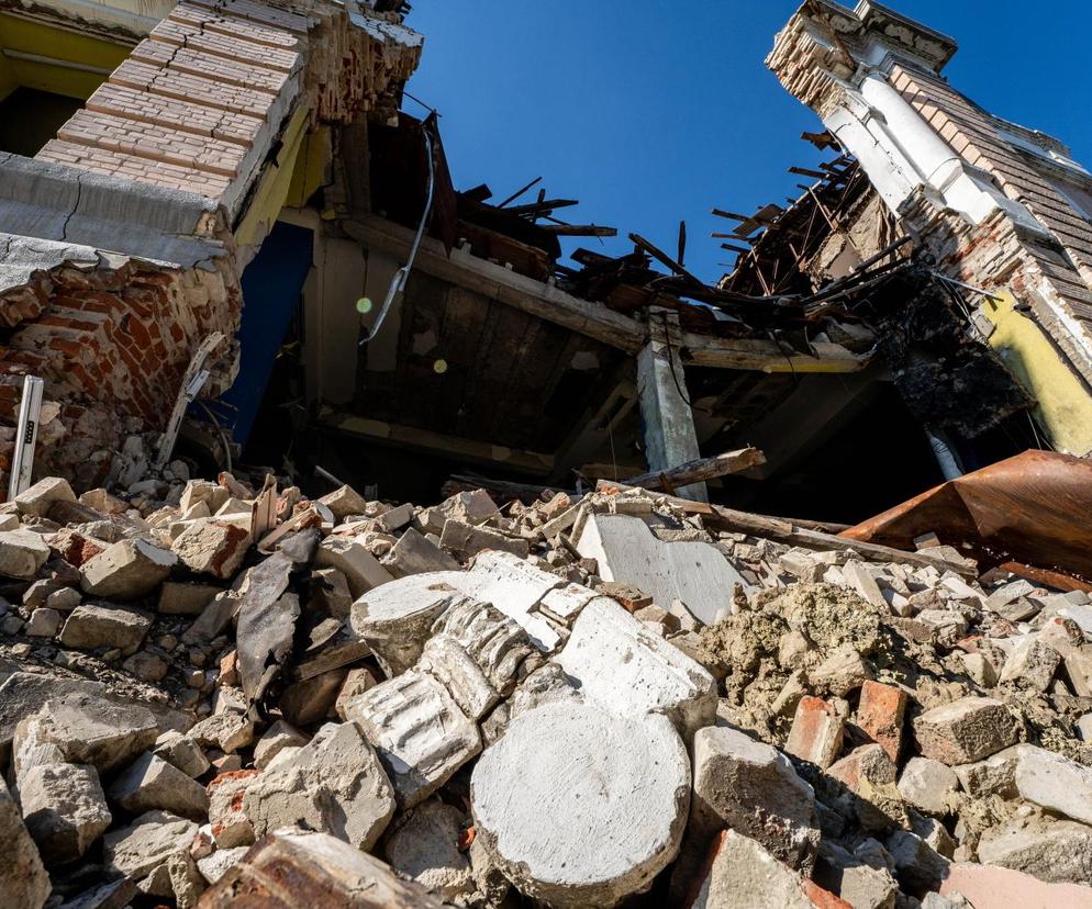 Zniszczenia w obwodzie Charkowskim