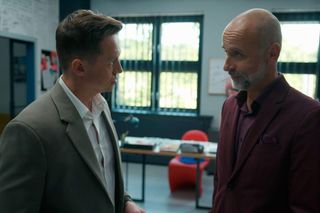 Barwy szczęścia odc. 3118. Błażej Modrzycki (Piotr Ligienza), Kornel (Jakub Bohosiewicz)