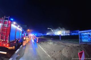 Pożar domu przyjęć w Mszanie