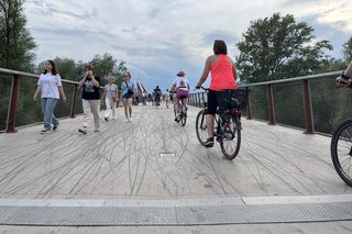 Most przed czyszczeniem