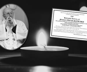 Wierni w żałobie. Nie żyje znany ksiądz z Łodzi. Ks. infułat Józef Fijałkowski miał 86 lat