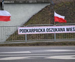 Protest rolników w Medyce