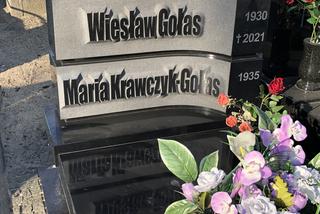 Maria Krawczyk-Gołas. Przygotowała sobie grób z Gołasem