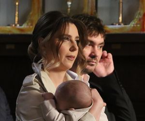 Daniel Martyniuk na chrzcinach syna