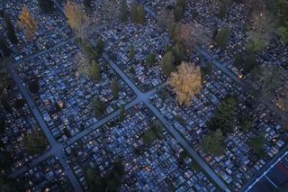 Tak wygląda nocą cmentarz przy ul. Lipowej w Lublinie!