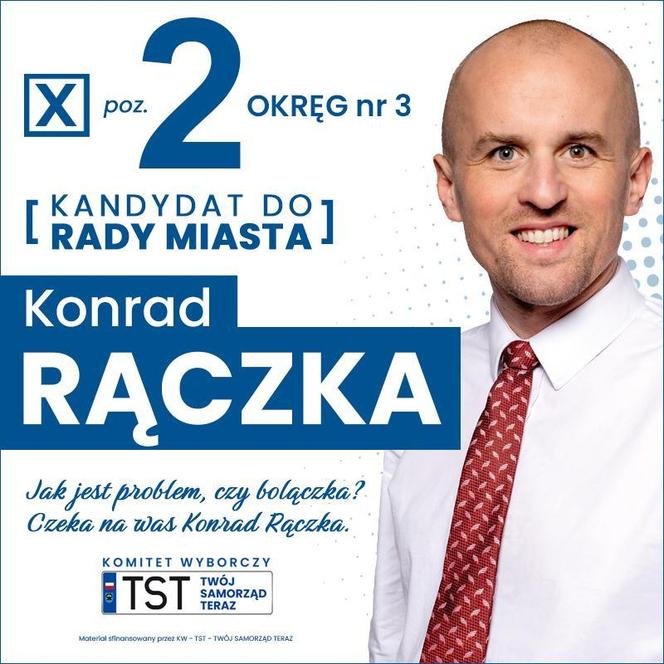 RĄCZKA Konrad kandydat do Rady Miejskiej w Starachowicach