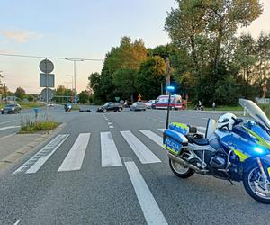 Wypadek motocyklisty w Mikołowie