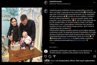 Roczek synka Anny Derbiszewskiej 