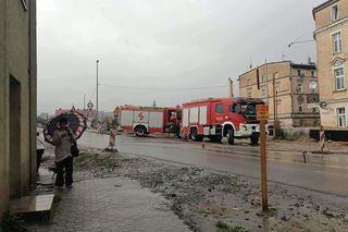 Ulewne deszcze nad Opolszczyzną. Strażacy wyjechali już na ok. 50 interwencji 