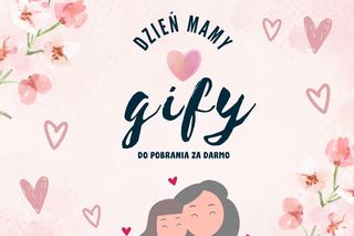 Dzień Matki 2025 - GIFY do pobrania za darmo. Kolorowe obrazki do życzeń