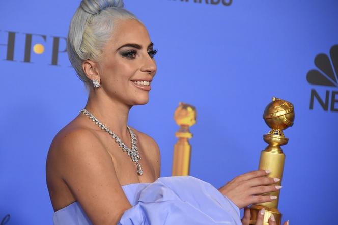 Lady Gaga na rozdaniu Złotych Globów