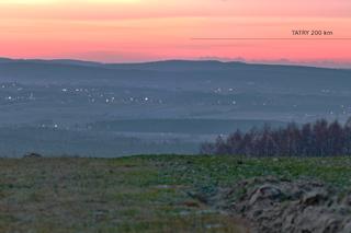 Tatry widziane ze Świętokrzyskiego