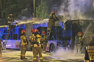 Pożar autobusu