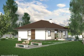 Projekt domu C284 Dom ekonomiczny - wizualizacje, plan, propozycje aranżacji