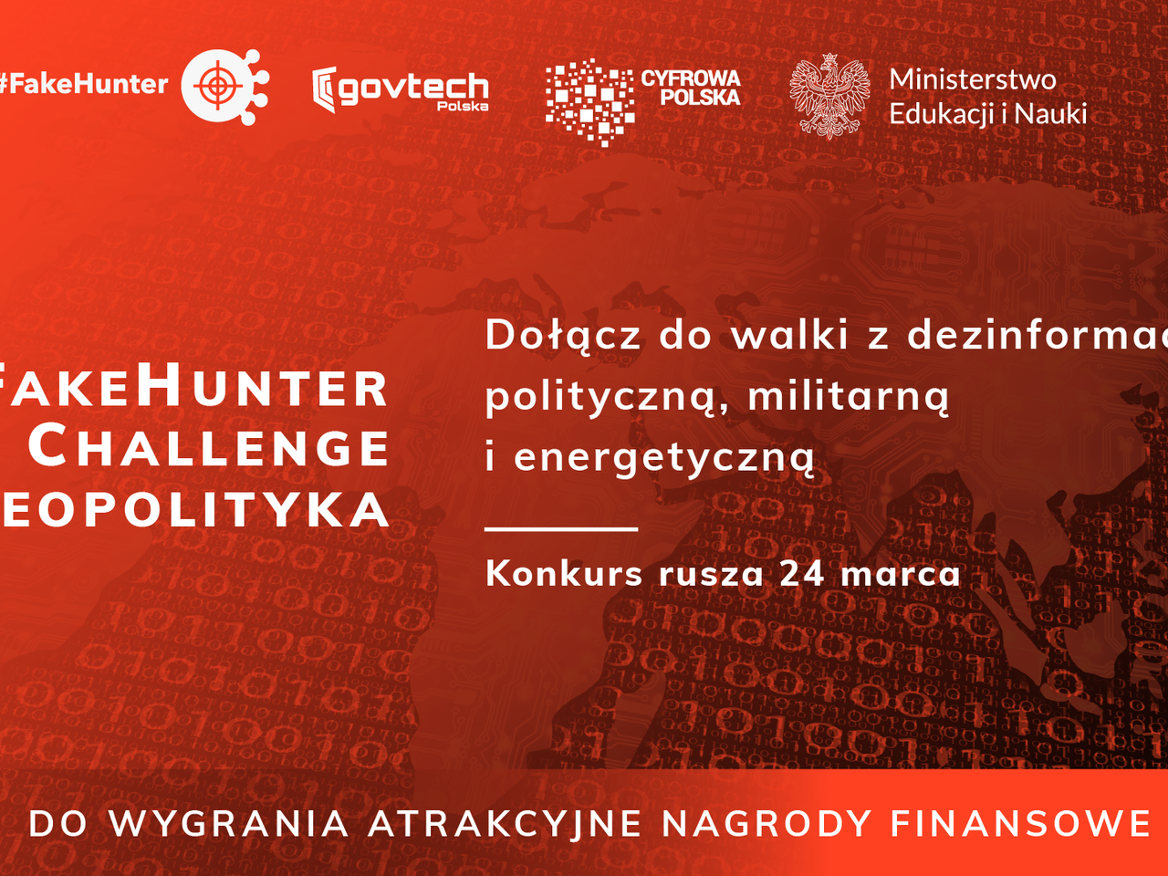 Konkurs PAP i GovTech Polska: #FakeHunter Challenge/Geopolityka - już 24 marca