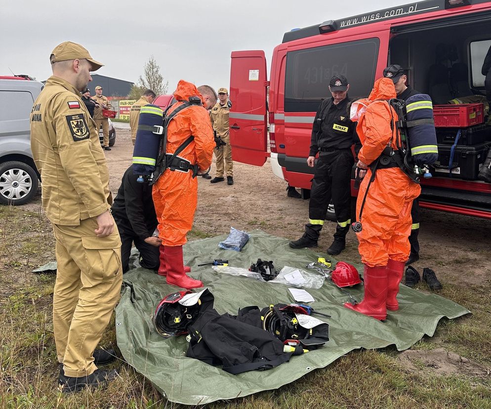 Nielegalne śmietnisko w Gdańsku. Pomorska Policja