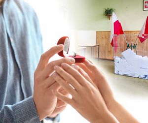 Miłość nie wybiera. Powiedziała „tak” przy urnie wyborczej! Niecodzienna scena w lokalu