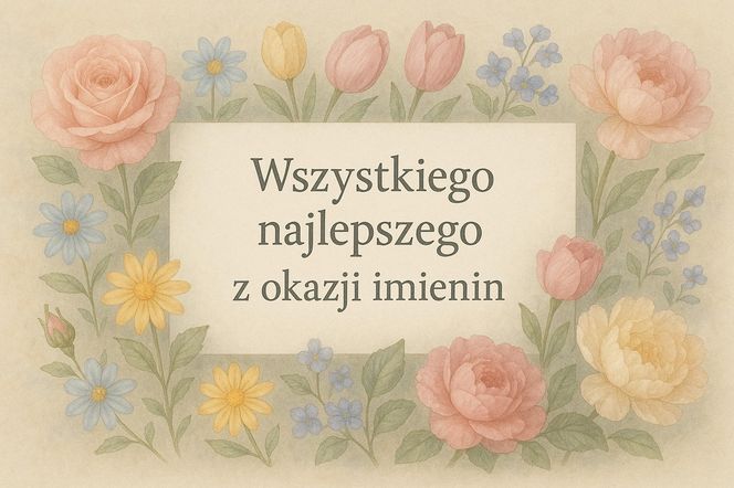 Życzenia imieninowe. E-kartki jak kwiaty. Wyjątkowe obrazki do wysłania rodzinie lub znajomym