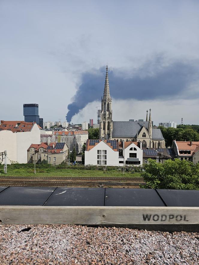 Pożar w Siemianowicach Śląskich. Płonie składowisko odpadów