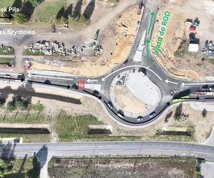 Ruch wahadłowy na Wojska Polskiego. Kolejny etap budowy ronda