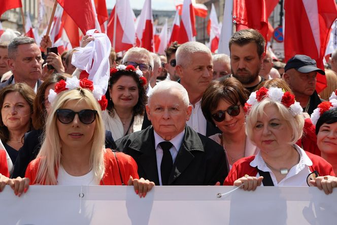  Jarosław Kaczyński na marszu Karola Nawrockiego