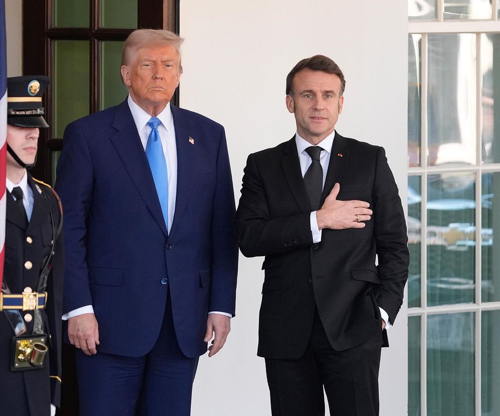 Spotkanie Trump - Macron